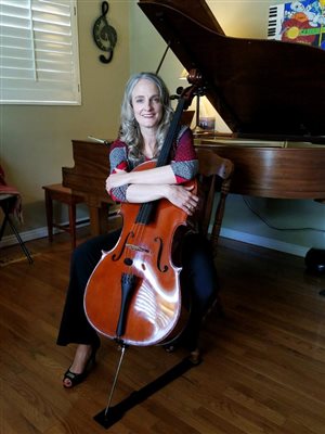 My cello, Sebastian, is 32 years old. Sounds sweeter every year!